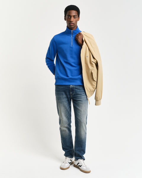 GANT Shield Half-Zip Sweatshirt - Blue