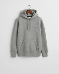 GANT Regular Shield Hoodie - Grey