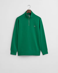 GANT Shield Half Zip Sweatshirt - Green