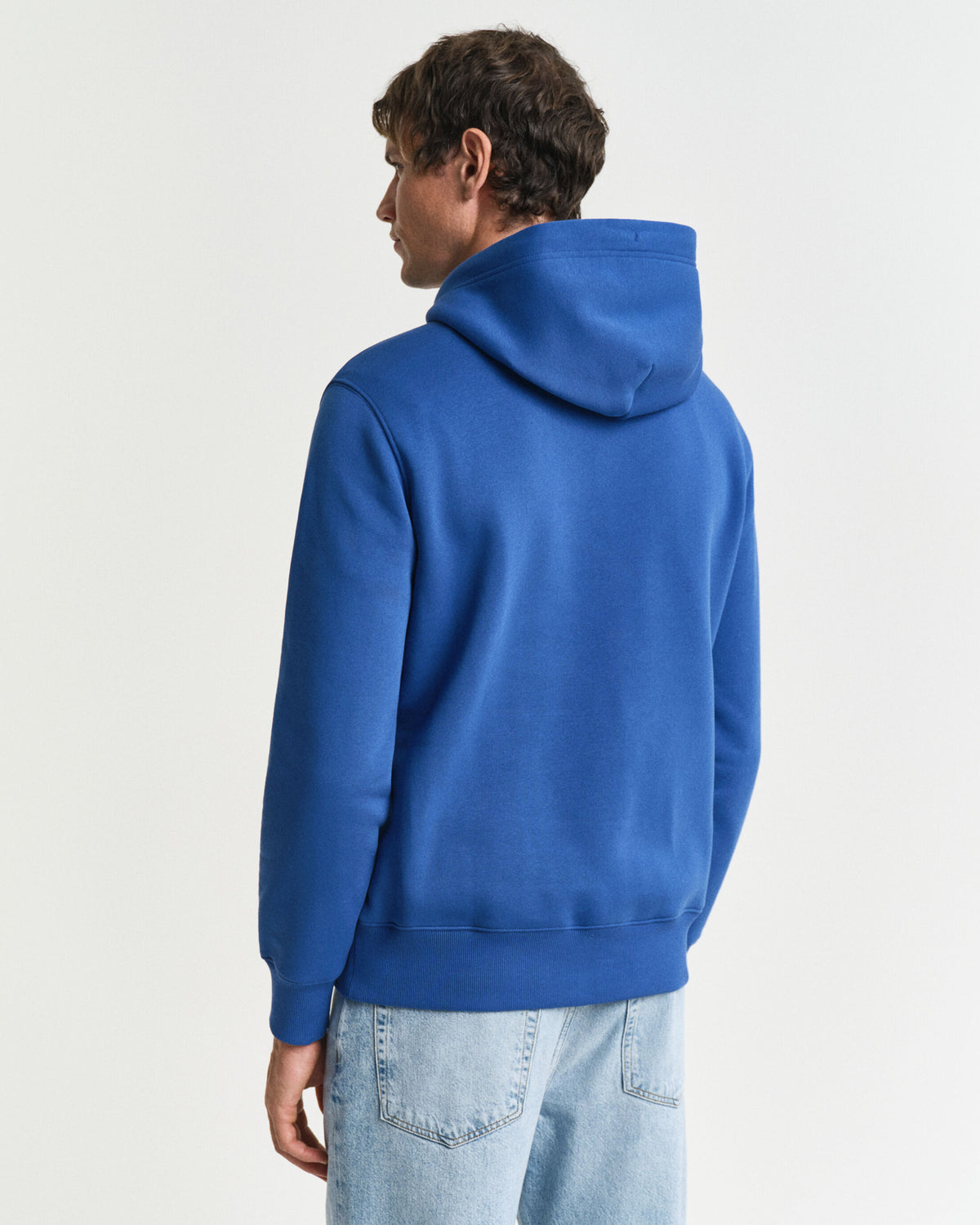 GANT Regular Shield Hoodie - Rich Blue