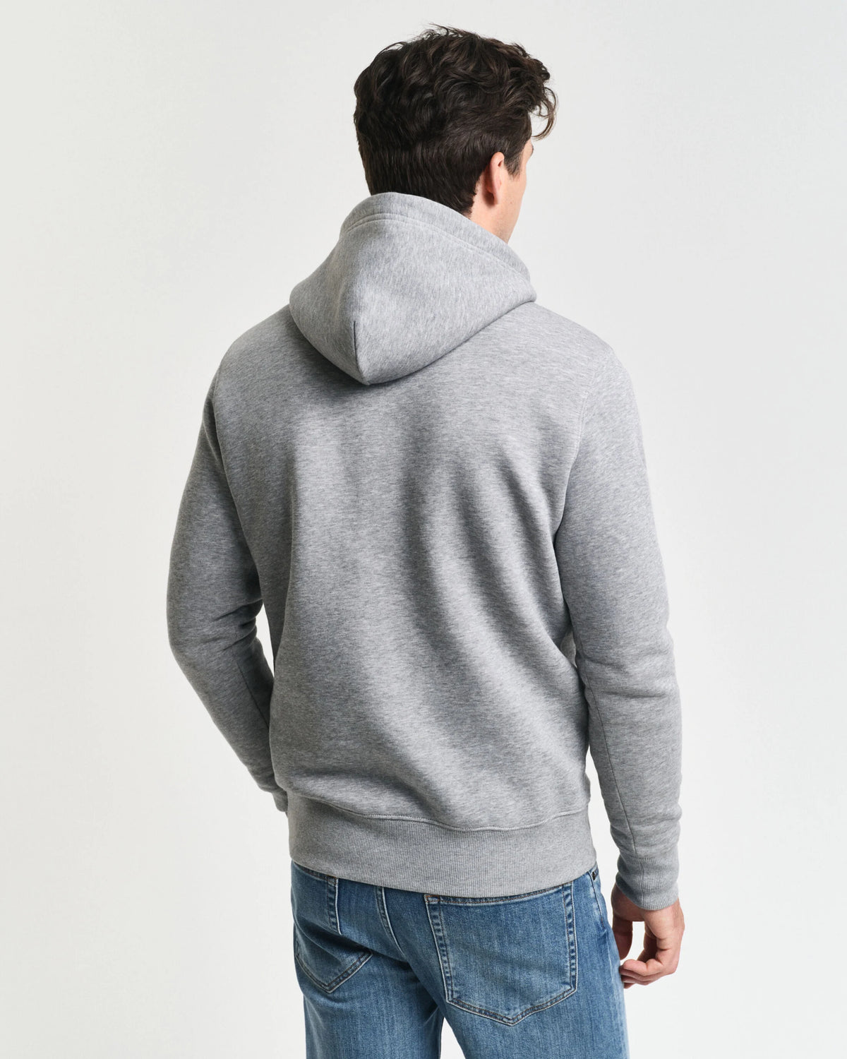 GANT Regular Shield Hoodie - Grey