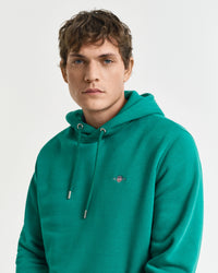 GANT Regular Shield Hoodie - Deep Green