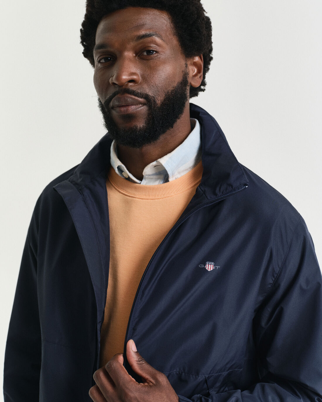 GANT Lightweight Windshielder Jacket - Navy