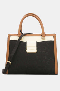 COPE CLOTHING : Vintage Monogram Handbag - Black