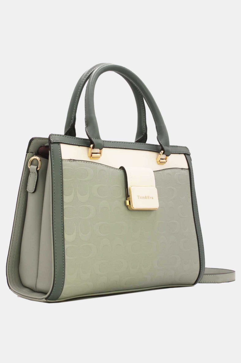 COPE CLOTHING : Vintage Monogram Handbag - Green