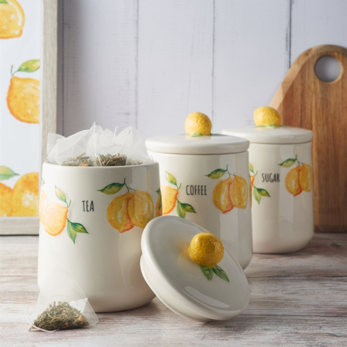 PRICE & KENSINGTON : Amalfi Tea Storage Jar