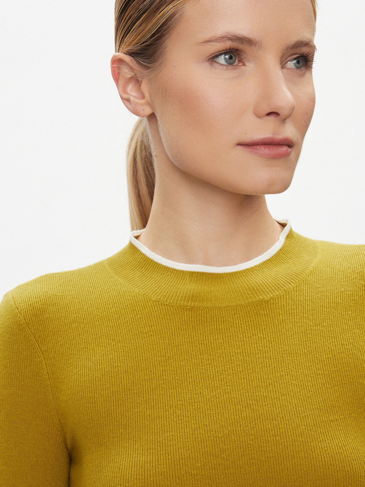 VERO MODA : Knitted Pullover - Avocado