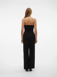 VERO MODA : Bandeau Jumpsuit - Black