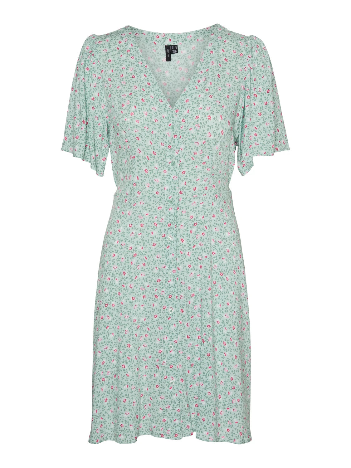 VERO MODA : Alba Dress -Floral Green