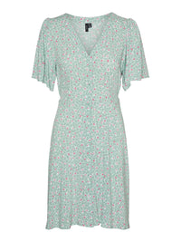 VERO MODA : Alba Dress -Floral Green