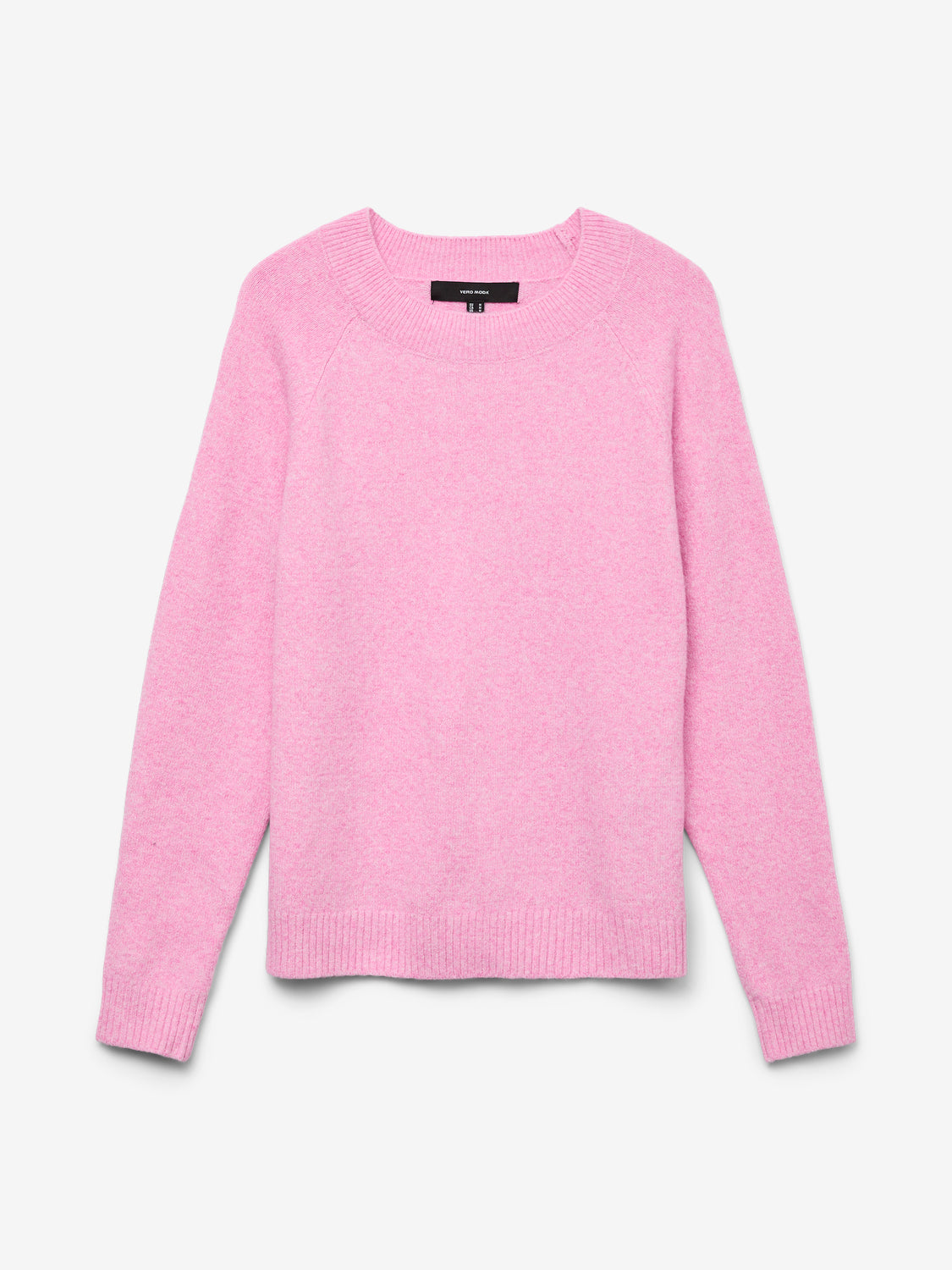 VERO MODA Doffy Round Neck Knitted Pullover - Pink