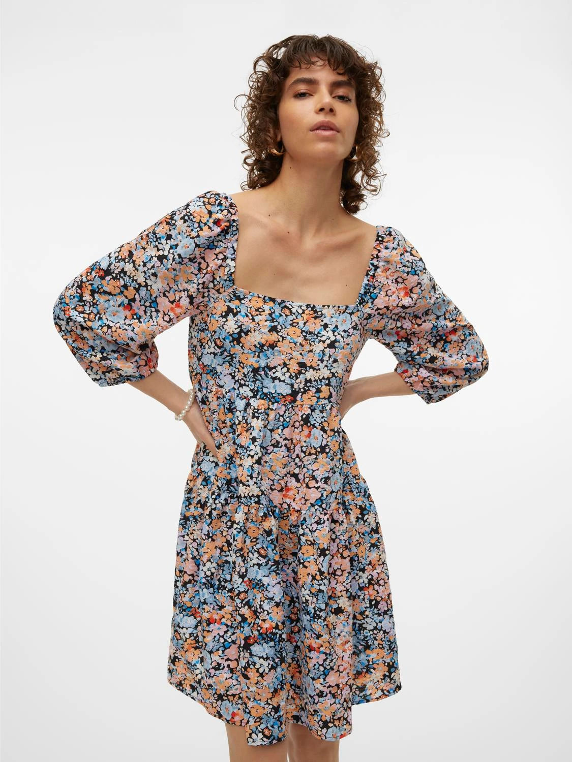 VERO MODA : Ginny Fabi 3/4 Short Dress