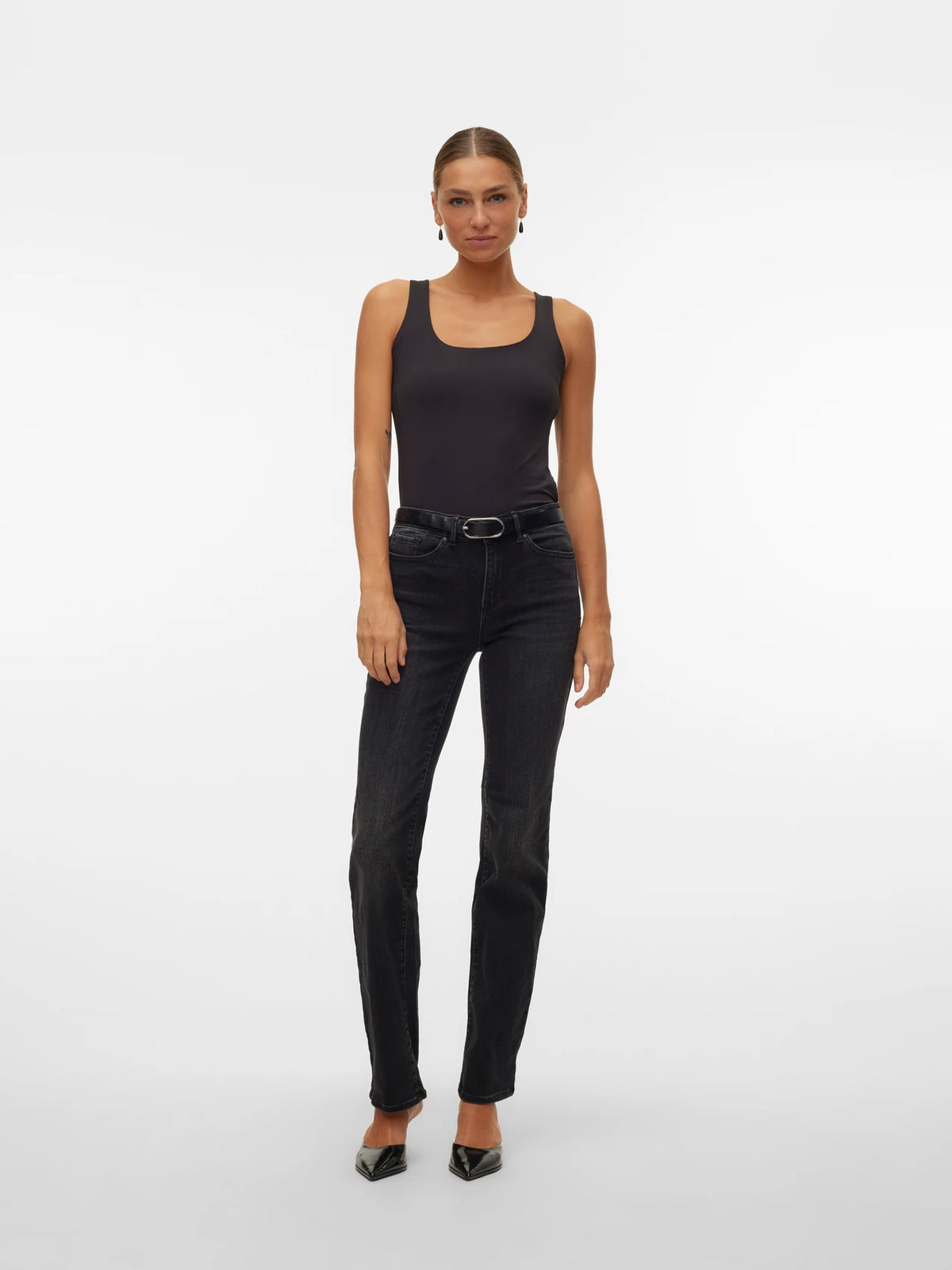 VERO MODA : Million 2-Ways Reversible Top - Black