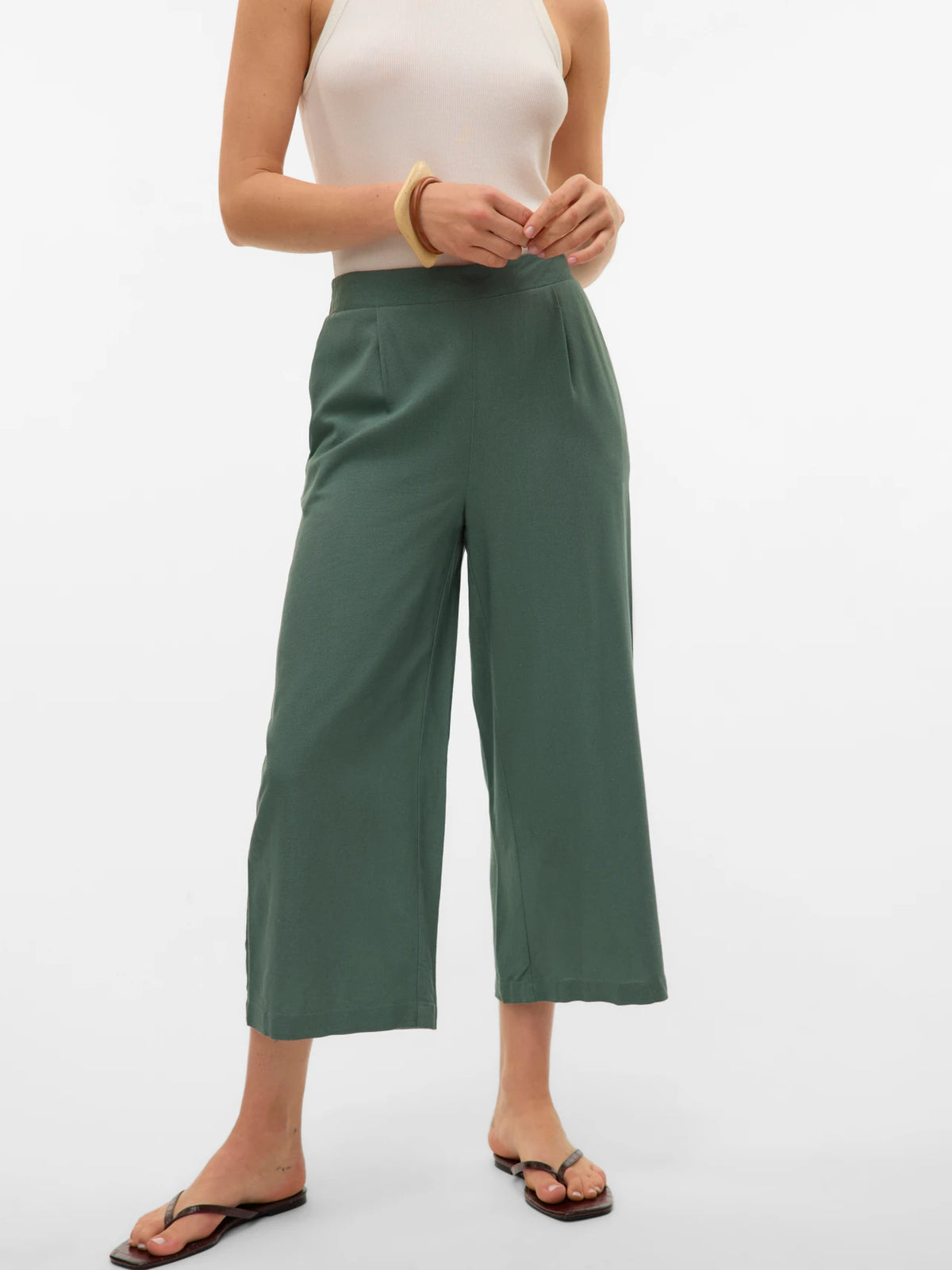 VERO MODA : Cullottes - Green