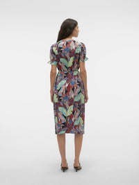 VERO MODA : Maja Palma SS Floral Midi Dress