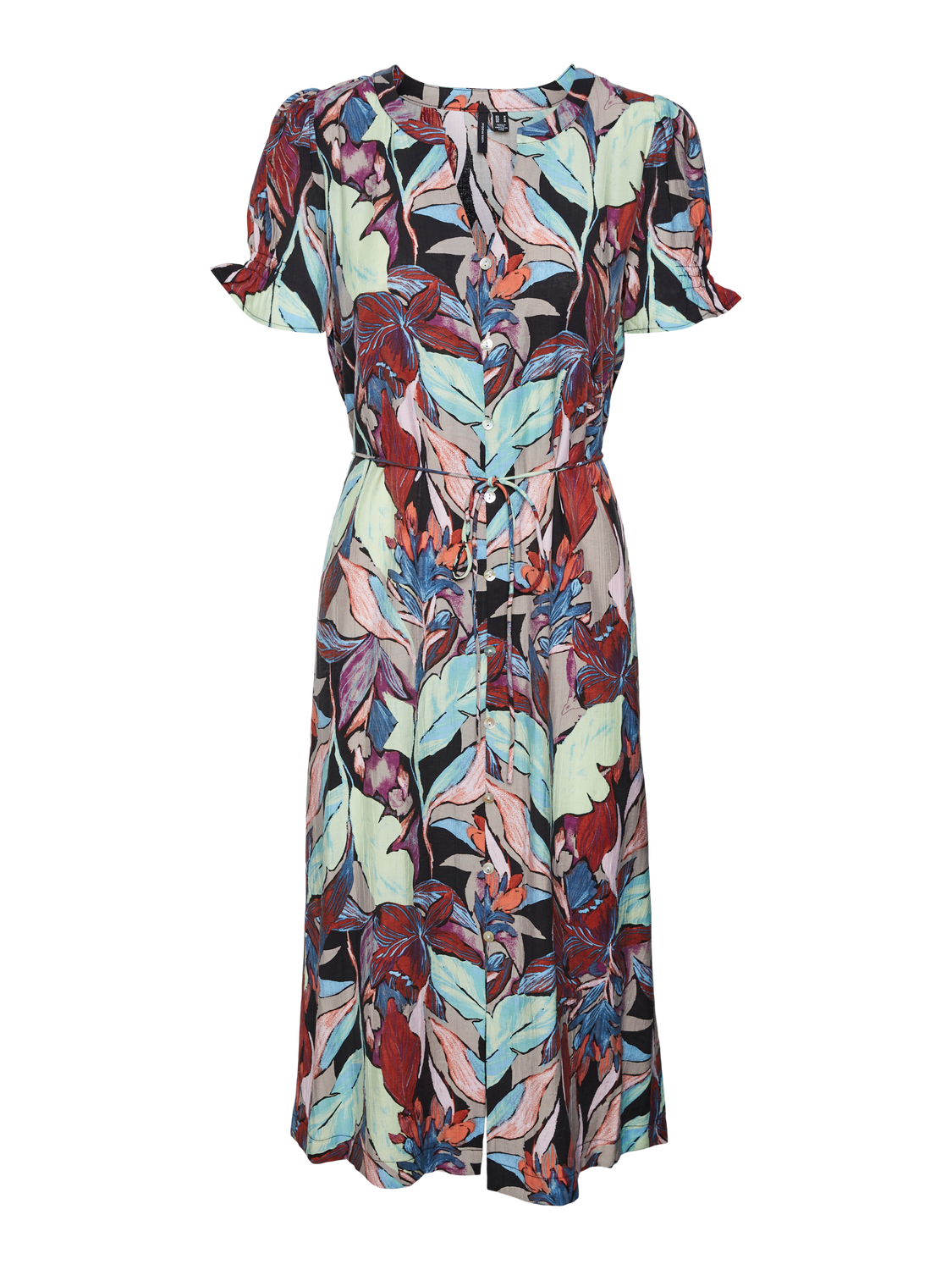 VERO MODA : Maja Palma SS Floral Midi Dress