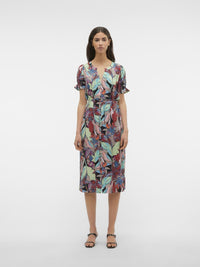 VERO MODA : Maja Palma SS Floral Midi Dress