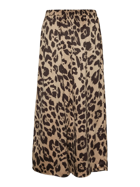 VERO MODA Merle High Waist Leopard Print Skirt