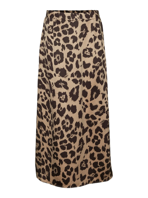 VERO MODA Merle High Waist Leopard Print Skirt