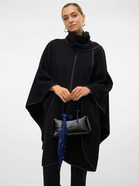 VERO MODA Naoimi Cape - Black