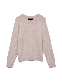 VERO MODA Doffy Round Neck Knitted Pullover - Rose