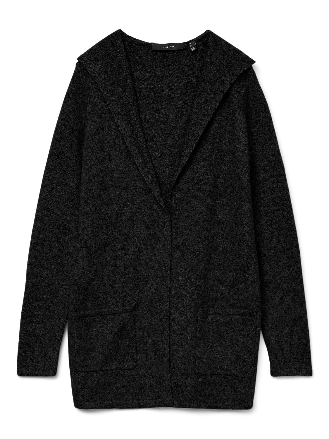 VERO MODA Doffy Open Hooded Cardigan - Black