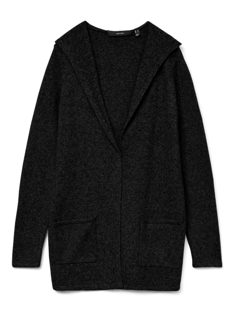 VERO MODA Doffy Open Hooded Cardigan - Black