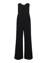 VERO MODA : Bandeau Jumpsuit - Black