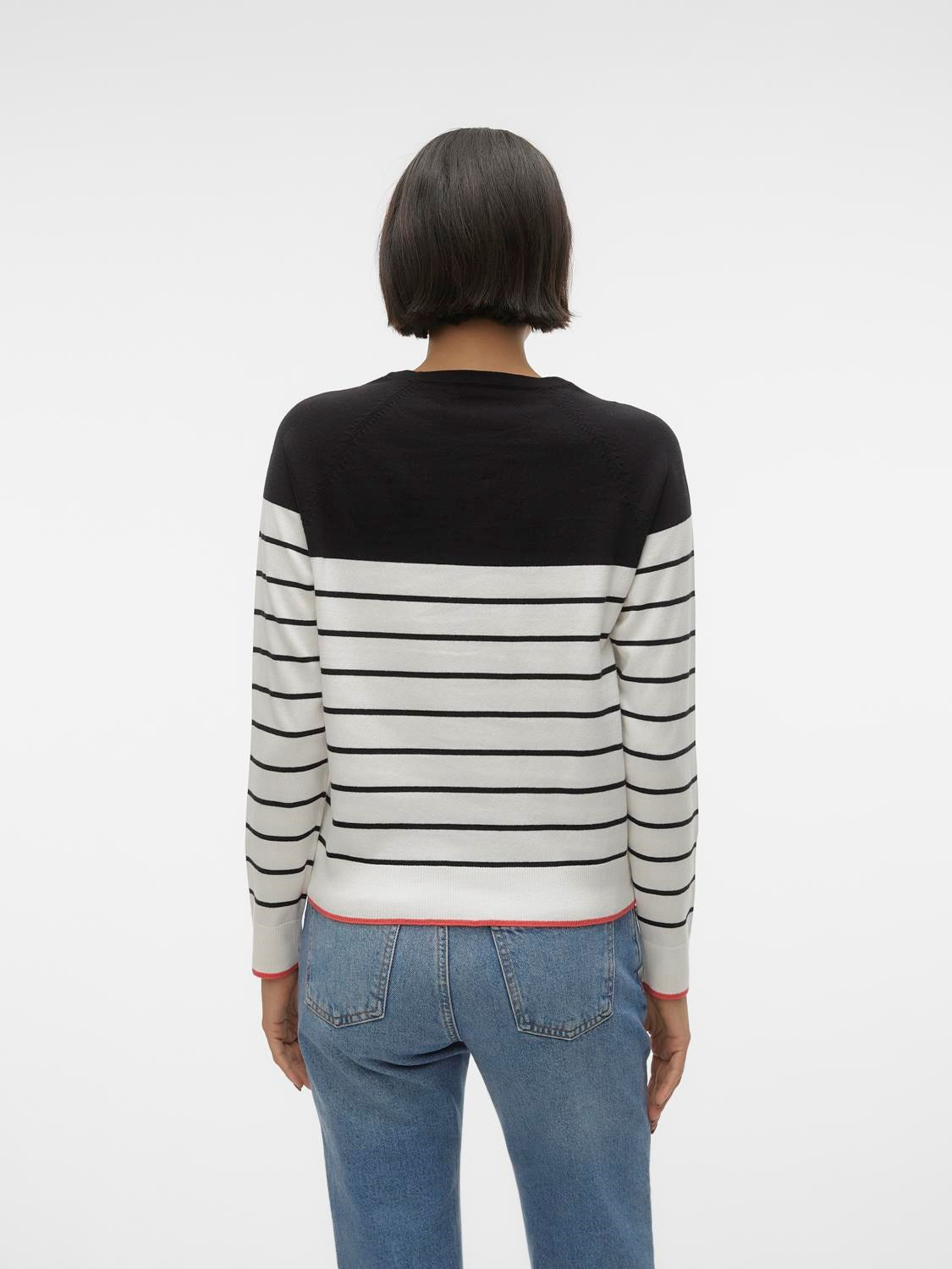 VERO MODA : Alma O-Neck Raglan Pullover