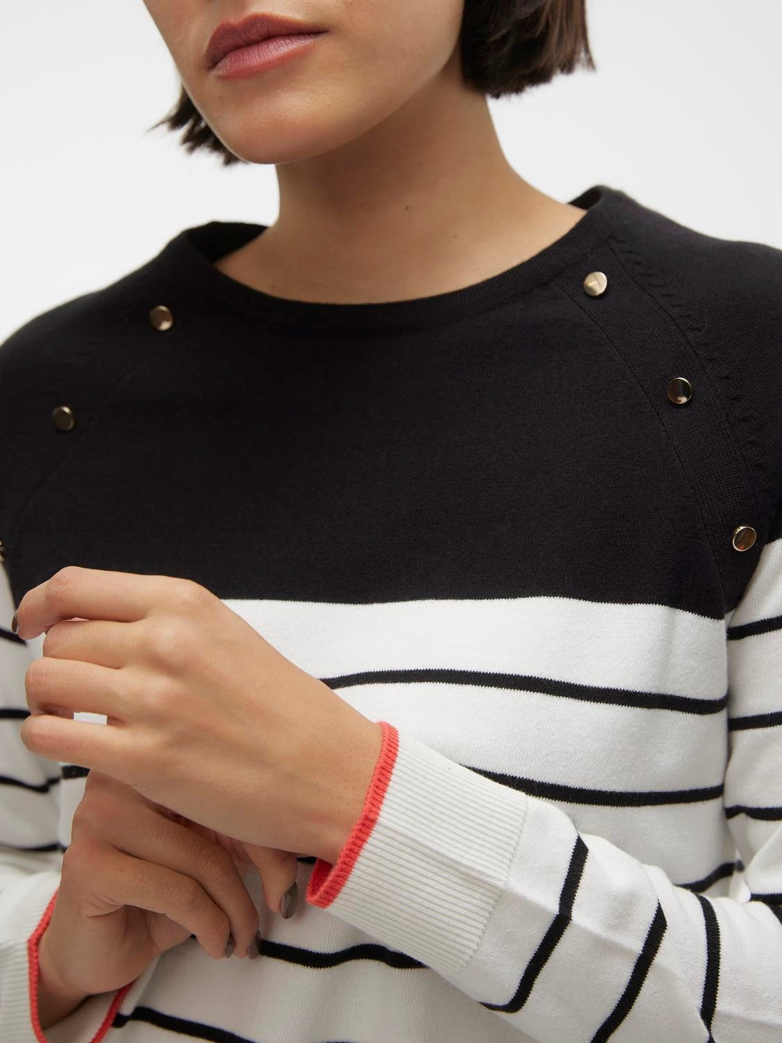 VERO MODA : Alma O-Neck Raglan Pullover