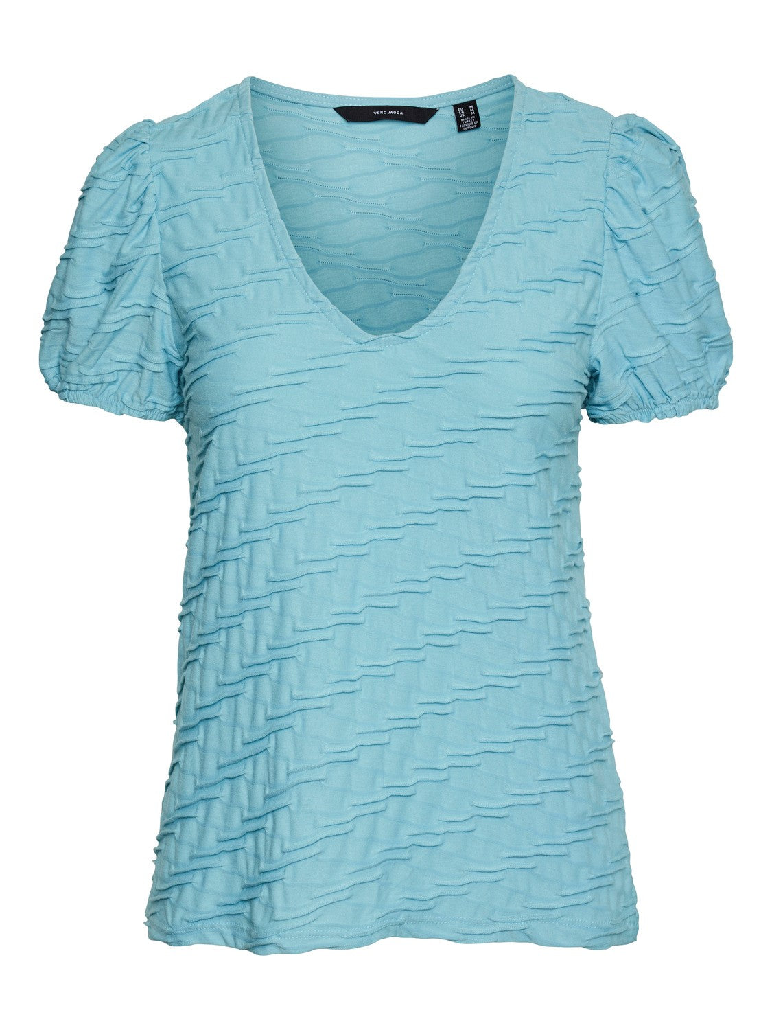 VERO MODA : Maia V-Neck Top - Blue