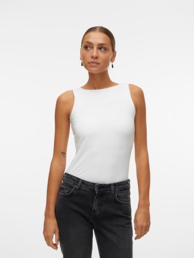 VERO MODA : Million 2-Ways Reversible Top - White