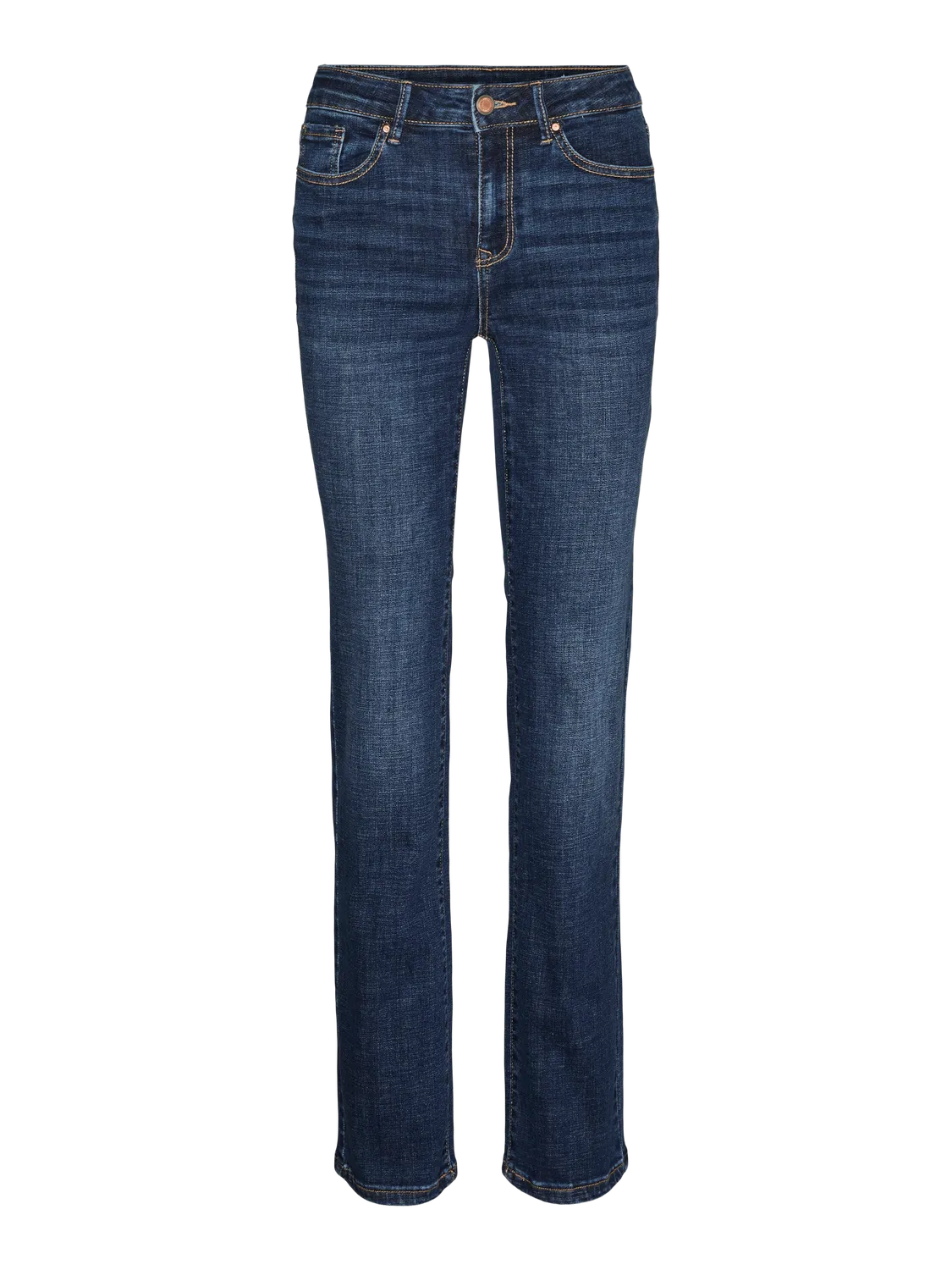 VERO MODA : Flash Straight Jeans - Dark Denim