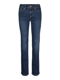 VERO MODA : Flash Straight Jeans - Dark Denim