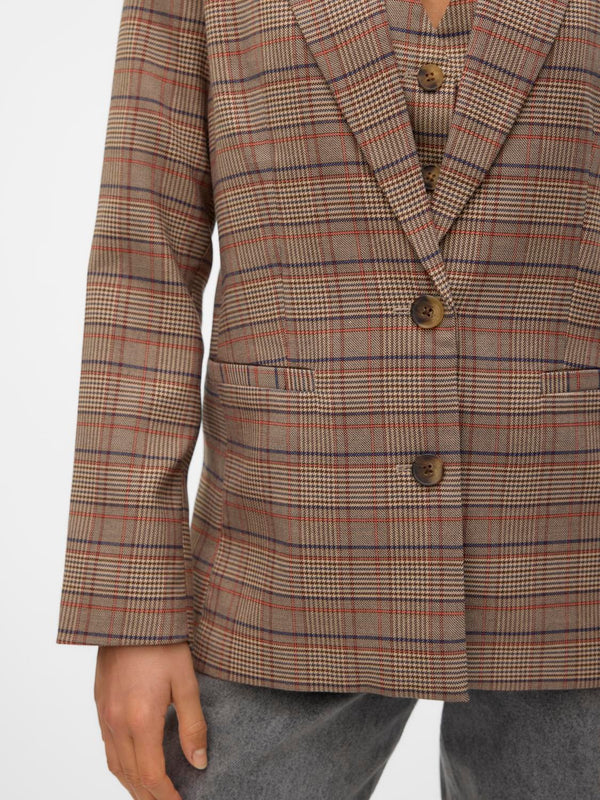 VERO MODA : Check Loose Blazer