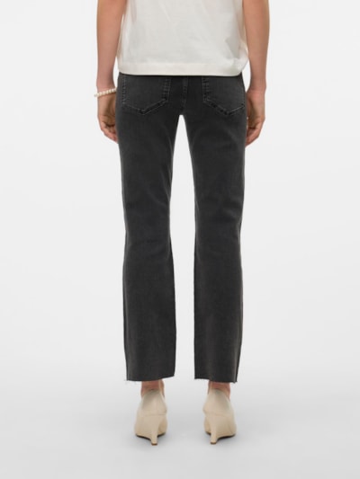 VERO MODA : Sheila Kick Flare Jeans - Grey