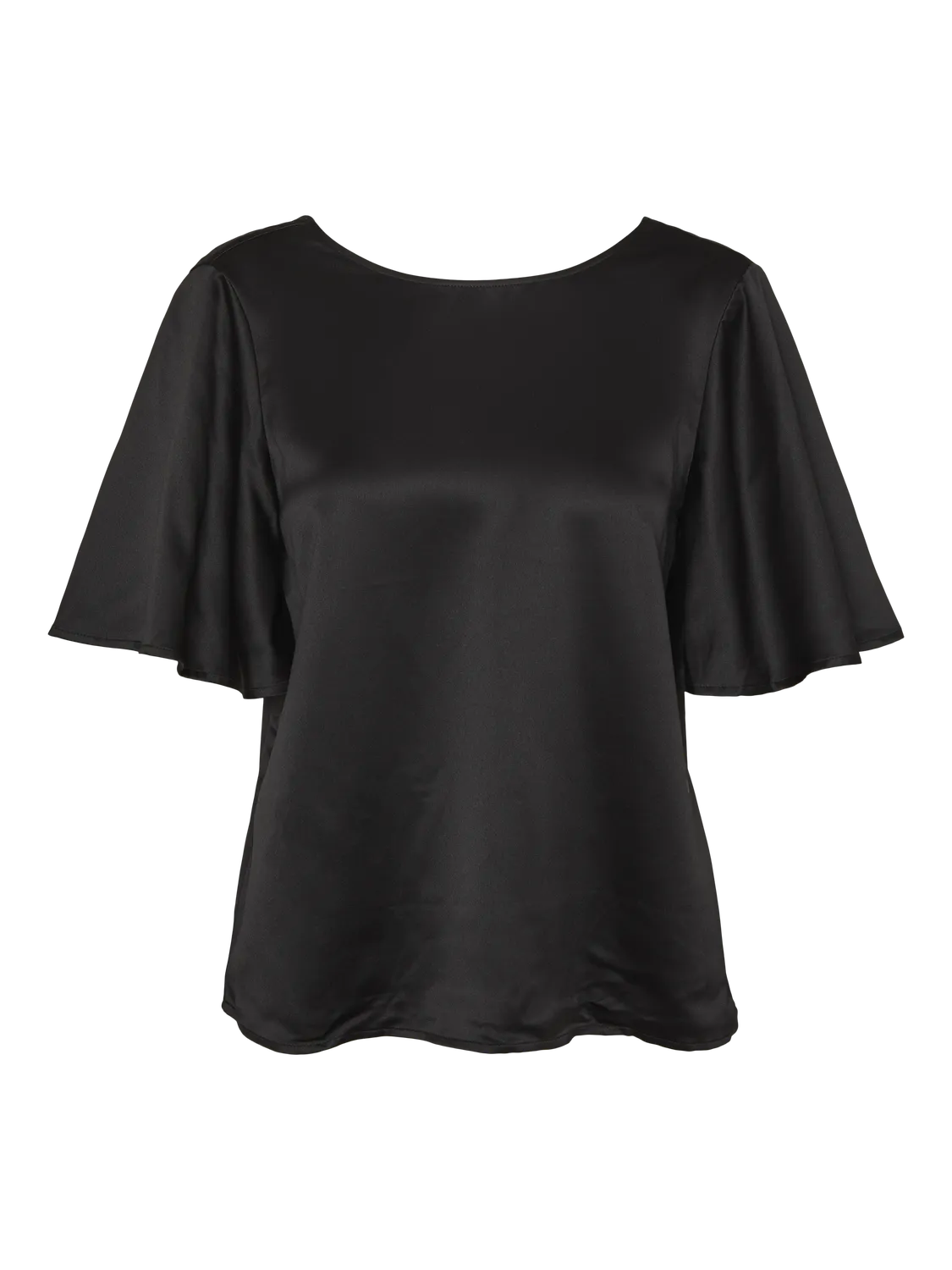 VERO MODA Merle 2/4 O-Neck SS Blouse - Black