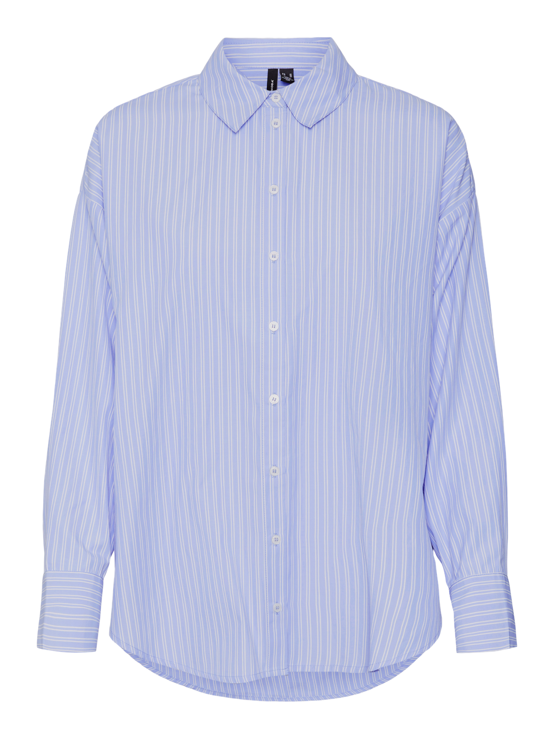 VERO MODA : Fanni Striped Long Sleeve Shirt - Blue