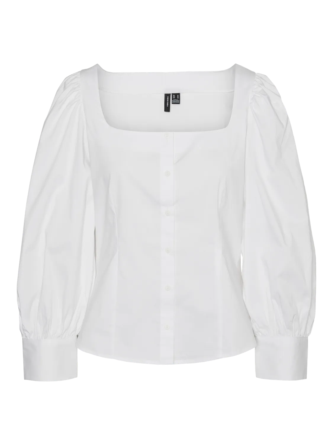 VERO MODA : Friba Long Sleeve Shirt - White