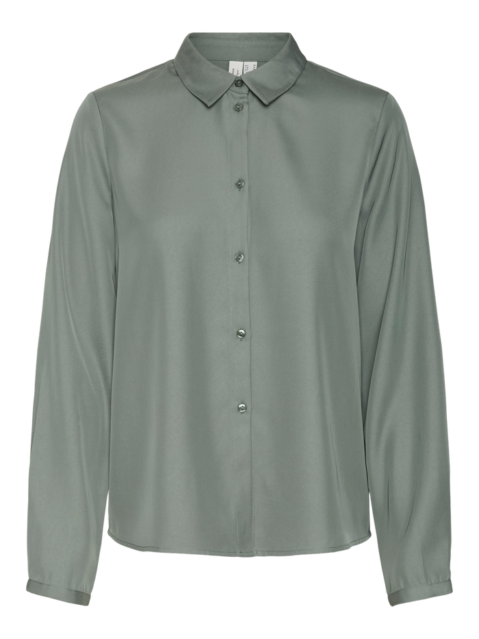 VERO MODA : Long Sleeve Shirt - Green