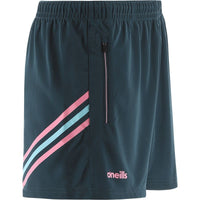 O'NEILLS : Women's Donegal GAA Weston Poly Shorts - Navy