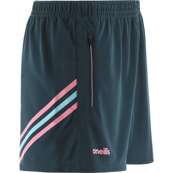 O'NEILLS : Women's Donegal GAA Weston Poly Shorts - Navy