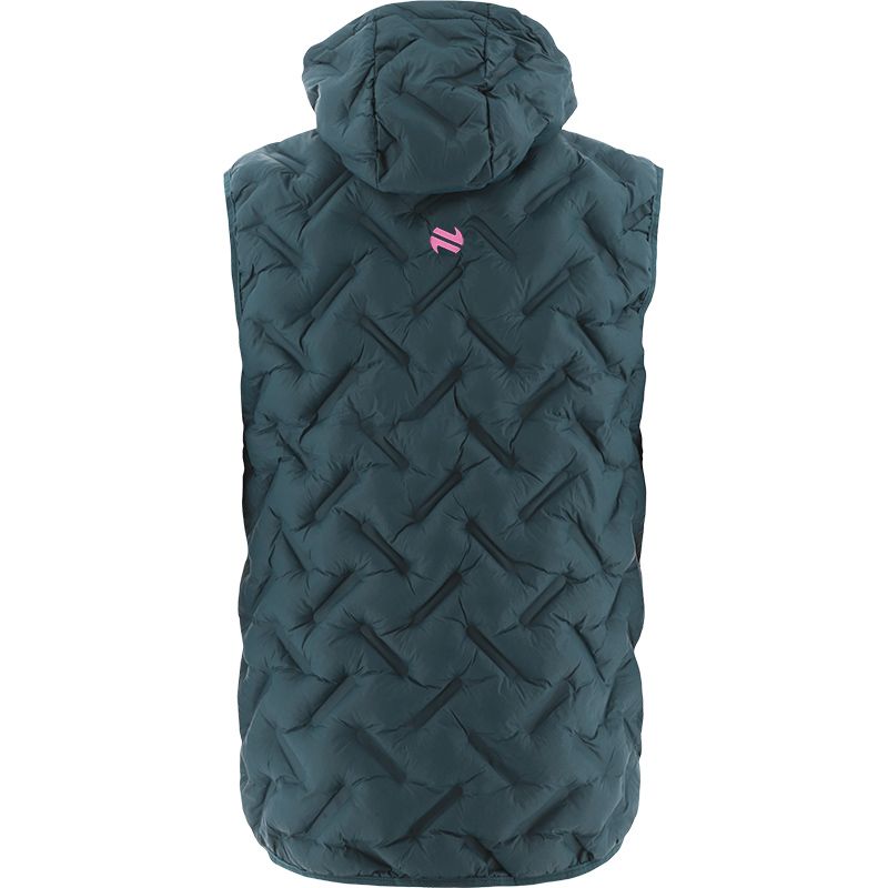 O'NEILLS : Women's Donegal GAA Weston Hooded Padded Gilet - Navy