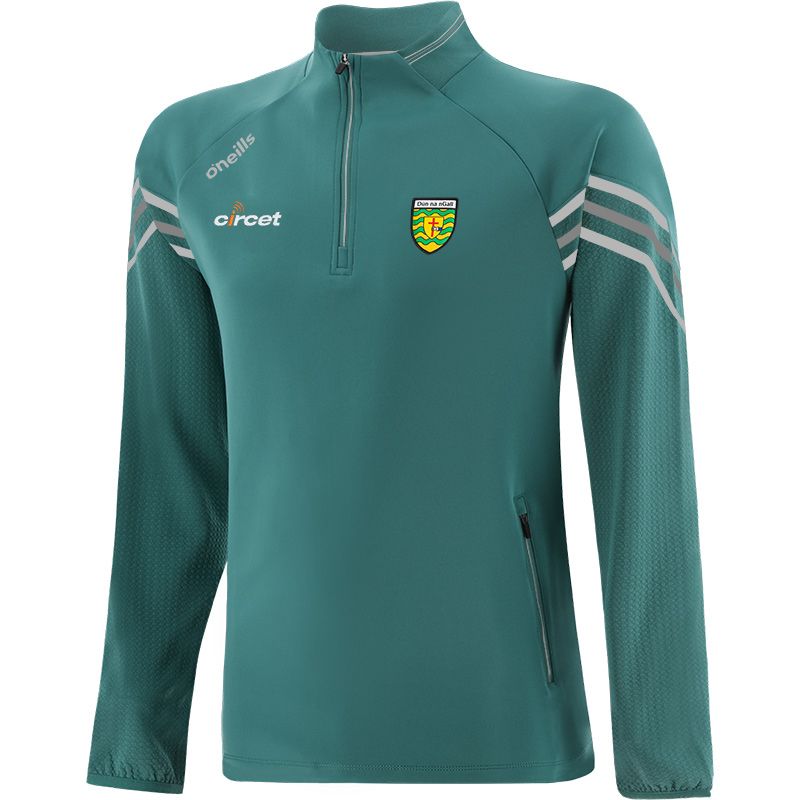 O'NEILLS : Kids' Donegal GAA Weston Weston Hybrid Half Zip Top - Teal