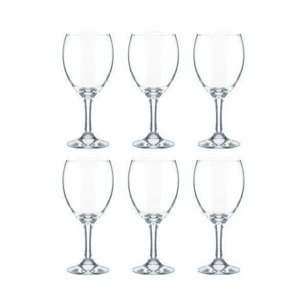 Essentials Sleeve Of 6 Red Wine Glasses 30cl