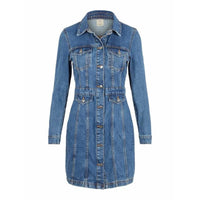 VERO MODA : Button Denim Dress