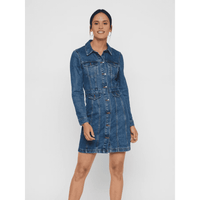 VERO MODA : Button Denim Dress