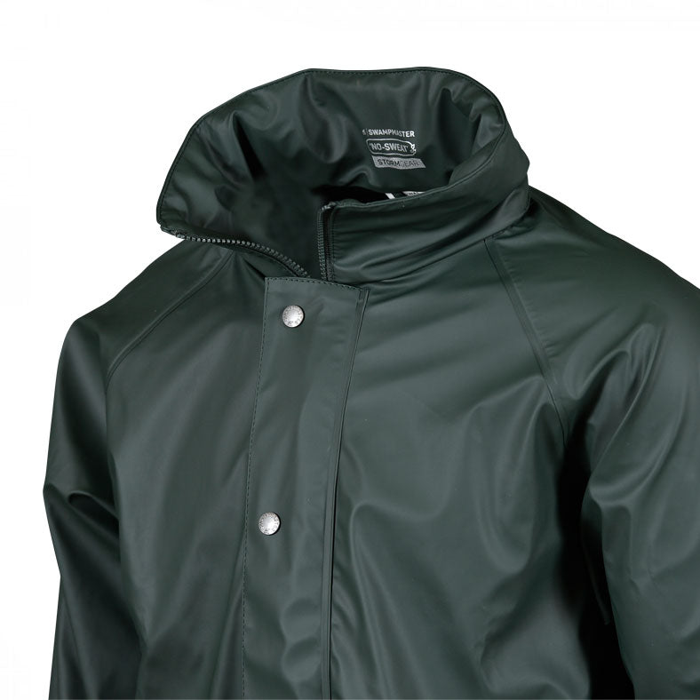 SWAMPMASTER : No-Sweat Stormgear Waterproof Jacket - Green