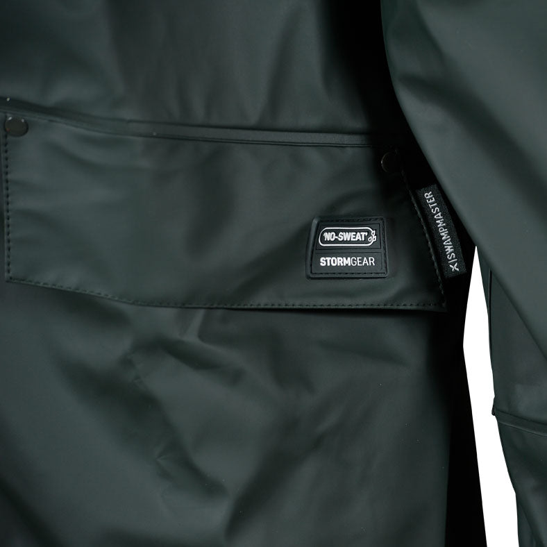 SWAMPMASTER : No-Sweat Stormgear Waterproof Jacket - Green