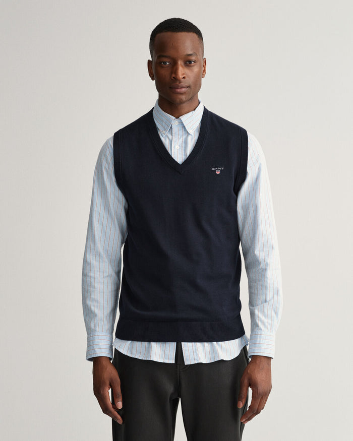 GANT: Classic Cotton Sweater Vest